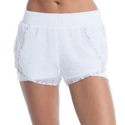 Lucky In Love Liberty In Love Blossom Mesh Short 5 Lucky In Love Liberty In Love Blossom Mesh Short -Tennis Vibe Shop CB624 R16110