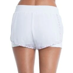 Lucky In Love Liberty In Love Blossom Mesh Short 4 Lucky In Love Liberty In Love Blossom Mesh Short -Tennis Vibe Shop CB624 R16110 2