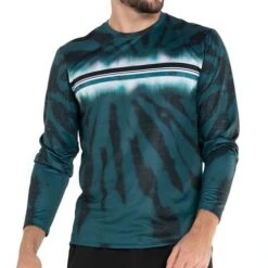 K-Swiss Stripe Dye Long Sleeve Crew -Tennis Vibe Shop MT07 P64305