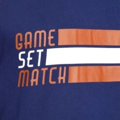 Quiet Please Retro Block Tee Shirt 7 Quiet Please Retro Block Tee Shirt -Tennis Vibe Shop QP110107 603 4