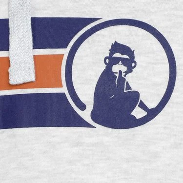 Quiet Please Retro Stripe Block Hoodie 2 Quiet Please Retro Stripe Block Hoodie - Image 2