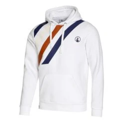 Quiet Please Retro Stripe Hoodie -Tennis Vibe Shop QP120049 300