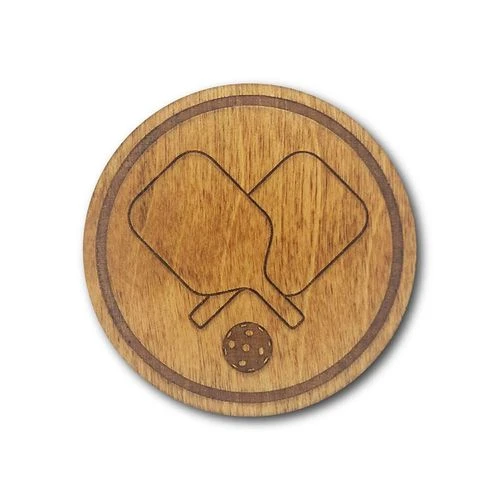 Racquet Inc Pickleball Wooden Coasters 2 Racquet Inc Pickleball Wooden Coasters - Image 2