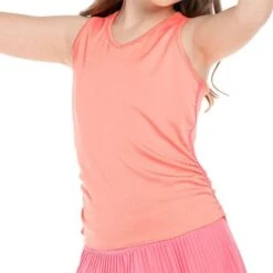 Lucky In Love Santa Fe Glow Girls Lightweight Ribbed Tank - FINAL SALE -Tennis Vibe Shop T213 670